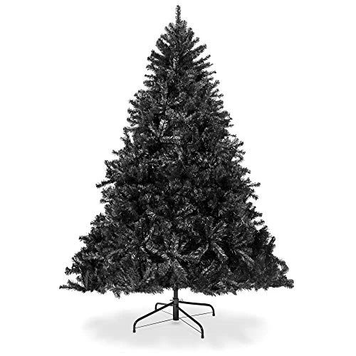 Best Choice Products 7.5ft Artificial Full Black Christmas Tree Seasonal Holiday Decoration For Home, Office, Party Decoration W/ 1,350 PVC Branch Tips, Metal Hinges, Foldable Base 3 Best Choice Products 7.5ft Artificial Full Black Christmas Tree Seasonal Holiday Decoration For Home, Office, Party Decoration W/ 1,350 PVC Branch Tips, Metal Hinges, Foldable Base