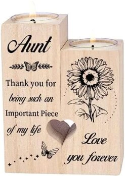 Double Sided Printing, Granddaughter Gifts Candle Holders, Granddaughter Gifts From Grandma, Birthday Christmas Graduation Gifts For Granddaughter -National Tree Company Sale Shop 51XphAGJ2 L. AC