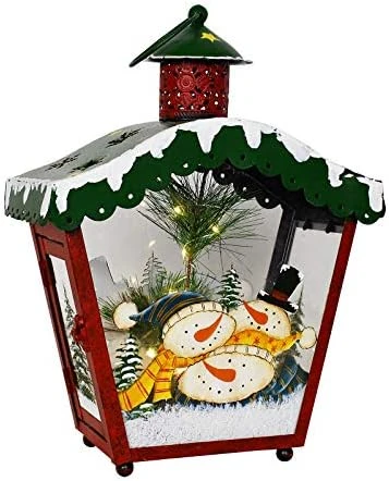 Metal Lantern Christmas Decorations With LED Light Indoor Outdoor Decorative Hanging Lanterns Santa Decor Hand Painted Rustic Metal Glass Small Christmas Lanterns Table Decor Xmas Holiday Party Decor 13 Metal Lantern Christmas Decorations With LED Light Indoor Outdoor Decorative Hanging Lanterns Santa Decor Hand Painted Rustic Metal Glass Small Christmas Lanterns Table Decor Xmas Holiday Party Decor - Image 11