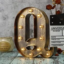 Retro Led Marquee Letter Lights - Industrial, Vintage Style Light Up Letters Alphabet Sign For Cafe Wedding Birthday Party Christmas Lamp Home Bar Initials Decor - E -National Tree Company Sale Shop 51Y7W18JGRL. AC