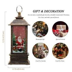 Christmas Decorations Mini Lantern Christmas Lanterns Decorative Christmas Tree Home Decoration Lamp Simulated Small Lantern Flame Christmas Decorations Indoor Include Battery（4 PCS） -National Tree Company Sale Shop 51YBkcAWs6L