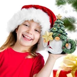 Hodao Christmas Gnomes Decorations Indoor Christmas Tree Gnomes Figurines Table Decorations Cute Christmas Gnomes Gifts (Christmas Color Gnome) -National Tree Company Sale Shop 51YVHglVi9L