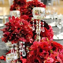 Christmas Crystal Decorations, 38PCS Christmas Tree Decor Ball Ornaments Set Hanging Acrylic Chandelier Beads For Xmas Garland Wedding Halloween Party Sun Catcher Rainbow Maker With Linen Bag -National Tree Company Sale Shop 51ZTqwyZilL