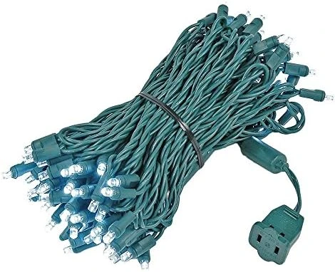 Novelty Lights 100 Light Red/White/Blue LED USA Mini Light Set, UL Listed Indoor/Outdoor, Green Wire, 50 Feet 11 Novelty Lights 100 Light Red/White/Blue LED USA Mini Light Set, UL Listed Indoor/Outdoor, Green Wire, 50 Feet - Image 9