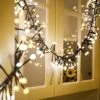 Quntis 400 LED 13FT Mini Globe String Lights Plug In, Christmas Cluster String Lights For Bedroom Wedding Valentine Party Indoor Outdoor Xmas Tree Decoration (8 Twinkle Mode, Connectable, Waterproof) -National Tree Company Sale Shop 51aK4AE9UgL