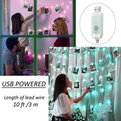Solhice 20ft Photo Clips String Lights Color Changing 50 LEDs, RGB Hanging Pictures Wall Lights For Teen Girls Room Decor, Indoor Bedroom Lights With USB Powered And Remote, Gifts For Teenage Girls -National Tree Company Sale Shop 51aNSkRxCwL