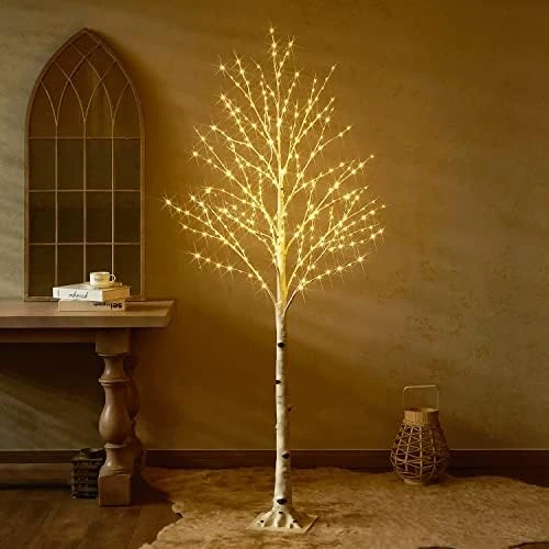 Fudios Lighted Birch Trees 4FT 200 LED Fairy Lights, Lit Artificial Twig Tree With Colorful And Warm White Lights Plug In For Home Christmas Wedding Party Decor Indoor Outdoor 12 Fudios Lighted Birch Trees 4FT 200 LED Fairy Lights, Lit Artificial Twig Tree With Colorful And Warm White Lights Plug In For Home Christmas Wedding Party Decor Indoor Outdoor - Image 10