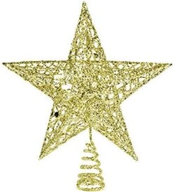 Ornativity Gold Star Tree Topper - Christmas Glitter Star Ornament Treetop Decoration -National Tree Company Sale Shop 51duS6jp8RL. AC