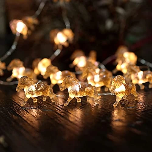 Fairy Pony String Lights Unique Decorative Lights Horse Gifts For Girls Cute Lights 20LEDs 8ft Battery Operated For Birthday Horse Lover Xmas Thanksgiving Decor 5 Fairy Pony String Lights Unique Decorative Lights Horse Gifts For Girls Cute Lights 20LEDs 8ft Battery Operated For Birthday Horse Lover Xmas Thanksgiving Decor - Image 3