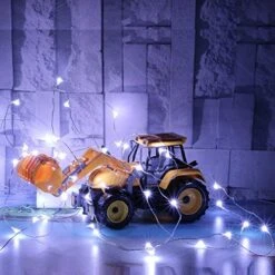 Ehome Fairy String Lights, 18 Pack Fairy Lights Battery Operated, 7.2ft 20LED Christmas Lights Silver Coated Copper Wire Lights Firefly Lights Moon Lights For Party Christmas Decorations (White) -National Tree Company Sale Shop 51e4UZiwq4L