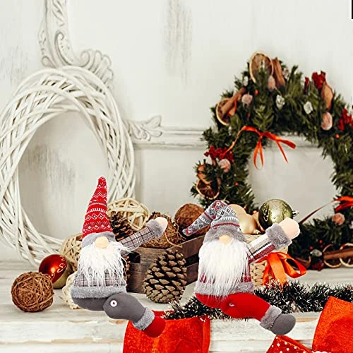 Kilrygh Gnome Tree Topper,Gnome Christmas Tree Topper,Gnome Christmas Decorations,Funny Christmas Tree Topper Gnome,Hand Made Christmas Decorations Holiday Home Decor,Also Be Used As Curtain Tie(Red) 8 Kilrygh Gnome Tree Topper,Gnome Christmas Tree Topper,Gnome Christmas Decorations,Funny Christmas Tree Topper Gnome,Hand Made Christmas Decorations Holiday Home Decor,Also Be Used As Curtain Tie(Red) - Image 6