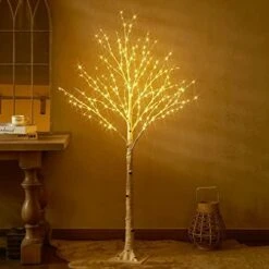 Fudios Lighted Birch Trees 4FT 200 LED Fairy Lights, Lit Artificial Twig Tree With Colorful And Warm White Lights Plug In For Home Christmas Wedding Party Decor Indoor Outdoor 20 Fudios Lighted Birch Trees 4FT 200 LED Fairy Lights, Lit Artificial Twig Tree With Colorful And Warm White Lights Plug In For Home Christmas Wedding Party Decor Indoor Outdoor -National Tree Company Sale Shop 51eJxw7PL2L. AC 1