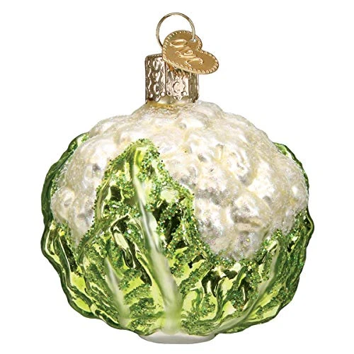 Old World Christmas Cauliflower Glass Blown Ornaments For Christmas Tree 4 Old World Christmas Cauliflower Glass Blown Ornaments For Christmas Tree - Image 2