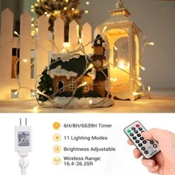 Brizled Christmas Lights, 65.67ft 200 LED Tree Lights Color Changing, 11-Function Warm White & Multicolor Christmas Lights, Connectable 24V Adapter Christmas Lights With Remote For Xmas Tree Party -National Tree Company Sale Shop 51ezPfbBBWL