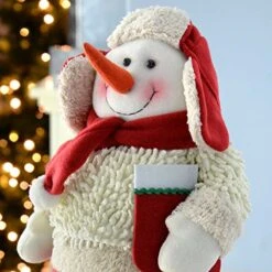 WeRChristmas Standing Snowman Christmas Decoration-43cm, 43cm, Multicolour -National Tree Company Sale Shop 51f2X5PC7uL