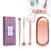UCINNOVATE 4-in-1 Candle Accessory Set With Storage Tray - Candle Trim, Candle Snuff And Wick Dipper For Candles, Candle Care Set, For Candle Lovers, Thanksgiving, Christmas (Pink Gold) 1 UCINNOVATE 4-in-1 Candle Accessory Set With Storage Tray - Candle Trim, Candle Snuff And Wick Dipper For Candles, Candle Care Set, For Candle Lovers, Thanksgiving, Christmas (Pink Gold) -National Tree Company Sale Shop 51fFytbCoIL