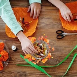 UUHUKP 6 Pack Christmas Candle Ring, 8.7 Inch Mini Berries Holder Stand Garland With Pumpkin And Maple Leaf For Home Party Halloween Xmas Wedding Decoration, Orange (210609XU05-HS6-10509-1852280341) 12 UUHUKP 6 Pack Christmas Candle Ring, 8.7 Inch Mini Berries Holder Stand Garland With Pumpkin And Maple Leaf For Home Party Halloween Xmas Wedding Decoration, Orange (210609XU05-HS6-10509-1852280341) -National Tree Company Sale Shop 51fGE2VxznS