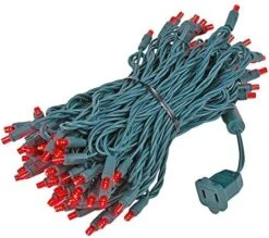 Novelty Lights 100 Light Red/White/Blue LED USA Mini Light Set, UL Listed Indoor/Outdoor, Green Wire, 50 Feet 22 Novelty Lights 100 Light Red/White/Blue LED USA Mini Light Set, UL Listed Indoor/Outdoor, Green Wire, 50 Feet -National Tree Company Sale Shop 51fdXflPQPL. AC