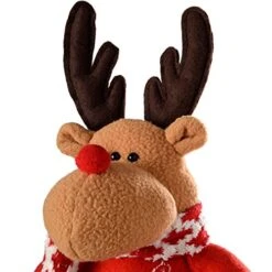WeRChristmas 43cm Free Standing Christmas Reindeer Decoration, 41 X 28 X 13 Cm, Multicolour -National Tree Company Sale Shop 51fxAJwECLL