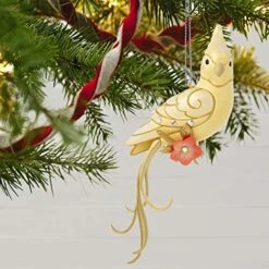 Hallmark Keepsake Christmas Ornament 2020, Clever Cockatiel Surprise Mystery Box (1799QGO2004) -National Tree Company Sale Shop 51g1Yd8vWlL