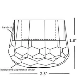Donoucls Crystal Votive Tealight Holders Home Decorations For Christmas Wedding Table 2.5" Diameter X 1.8" High Set Of 2 -National Tree Company Sale Shop 51gKkCCNlwL