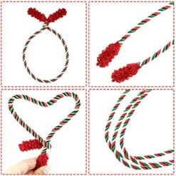 Fengek 16 Pcs Christmas Garland Ties, Multicolor Flexible Twist Ties For Christmas Garlands, Gift Wrapping, Home Decoration, Multicolor -National Tree Company Sale Shop 51gXrbN9UiL