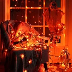 Toodour Halloween Orange Lights, 131ft 350 LED Plug In Halloween String Lights With 8 Modes And Timer, Connectable Outdoor Halloween Lights For Home, Party, Halloween Decor -National Tree Company Sale Shop 51gh776YdOL