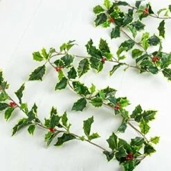 Weather Resistant Holly Candle Ring With Red Berries - Real Touch Artificial Lifelike Holly Candle Ring For Indoor Or Outdoor Christmas Holiday Decoration By Factory Direct Craft (10" Dia) -National Tree Company Sale Shop 51hAVVUctL. AC