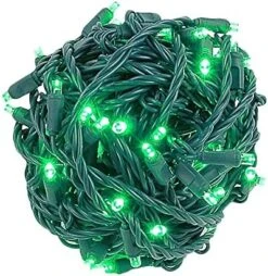 Novelty Lights 100 Light Red/White/Blue LED USA Mini Light Set, UL Listed Indoor/Outdoor, Green Wire, 50 Feet 19 Novelty Lights 100 Light Red/White/Blue LED USA Mini Light Set, UL Listed Indoor/Outdoor, Green Wire, 50 Feet -National Tree Company Sale Shop 51hNwox53GL. AC