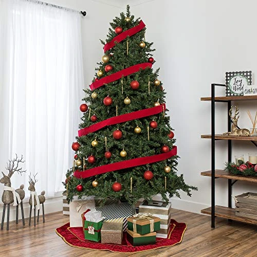 Best Choice Products 7.5ft Hinged Douglas Full Fir Artificial Christmas Tree Holiday Decoration W/ 2,254 Branch Tips, Easy Assembly, Foldable Metal Stand, Green 4 Best Choice Products 7.5ft Hinged Douglas Full Fir Artificial Christmas Tree Holiday Decoration W/ 2,254 Branch Tips, Easy Assembly, Foldable Metal Stand, Green - Image 2