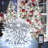 LED Christmas Lights Indoor Outdoor, 76 Feet 200 LED 8 Modes Fairy String Lights With Timer, Connectable, Christmas Twinkle Lights For Garden, Yard, Party, Holiday, Xmas Tree Decorations (White)
