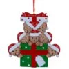 Family Of 7 Bear Christmas Ornament - Personalized Bear Family Ornament 2022 - Unique Box Christmas Ornaments - Gifts For Kids, Grandkids, Grandma, Grandpa - Free Customization -National Tree Company Sale Shop 51jHP5TWP0L