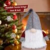 D-FantiX Gnome Christmas Tree Topper, 25 Inch Large Swedish Tomte Gnome Christmas Ornaments Santa Gnomes Plush Scandinavian Christmas Decorations Holiday Home Décor Grey… -National Tree Company Sale Shop 51l6OwCgYWL
