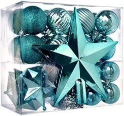 WeRChristmas 50-Piece Shatterproof Deluxe Christmas Tree Baubles Decoration Pack - Red / Gold / Green, Multi-Colour -National Tree Company Sale Shop 51lA7m2JjuL. AC