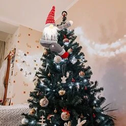 Kilrygh Gnome Tree Topper,Gnome Christmas Tree Topper,Gnome Christmas Decorations,Funny Christmas Tree Topper Gnome,Hand Made Christmas Decorations Holiday Home Decor,Also Be Used As Curtain Tie(Red) 13 Kilrygh Gnome Tree Topper,Gnome Christmas Tree Topper,Gnome Christmas Decorations,Funny Christmas Tree Topper Gnome,Hand Made Christmas Decorations Holiday Home Decor,Also Be Used As Curtain Tie(Red) -National Tree Company Sale Shop 51lDaYpLp9L