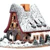Midene Ceramic Christmas Village Miniature House Smithery In Rothenburg, Germany Winter Edition Tealight Candle Holder Home Decor -National Tree Company Sale Shop 51lFnBEa53L