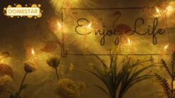 DomeStar 10Ft Pink Flamingo Lights, LED Flamingo String Lights Battery Operated Fairy Lights Outdoor Tropical Hawaiian Luau Party Wedding Birthday Decor 7 DomeStar 10Ft Pink Flamingo Lights, LED Flamingo String Lights Battery Operated Fairy Lights Outdoor Tropical Hawaiian Luau Party Wedding Birthday Decor -National Tree Company Sale Shop 51lOkzGe3dL