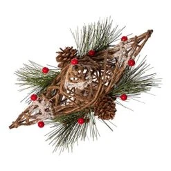 Kurt Adler 11-Inch Natural Star With Pinecones Treetop -National Tree Company Sale Shop 51lqKHYpVzL