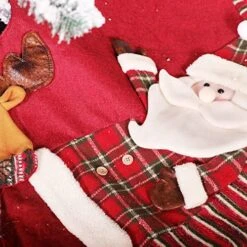 Event Planner Organizer Bag Tree Decoration 120cm Snowman Deer Santa Knitted Christmas Tree Skirt Christmas Decorations Event Wristbands (Red, One Size) -National Tree Company Sale Shop 51lzk6QBJ9L