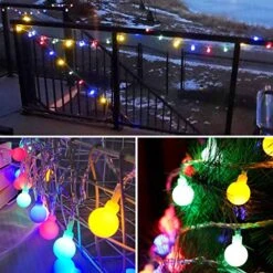 Protecu LED Globe String Lights Plug In 33ft 100 LED Ball Fairy Lights With Remote Timer 8 Modes | Twinkle Lights For Bedroom Wedding Birthday Party Christmas Indoor Outdoor Wall Decor(Multicolor) -National Tree Company Sale Shop 51nBtfglhGL