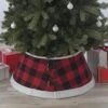 New Traditions - Buffalo Check Stand Band Christmas Tree Collar With Toggle - Black/Red 1 New Traditions - Buffalo Check Stand Band Christmas Tree Collar With Toggle - Black/Red -National Tree Company Sale Shop 51oF1M68a0L