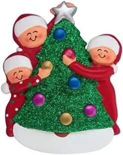 Personalized Family Ornament 2022 - Family Of 6 Christmas Ornament 2022 - Black Family Decorating Christmas Tree Ornament Family Of 6 Christmas Tree Decor 2022 - Free Customization -National Tree Company Sale Shop 51ovzomaWL. AC