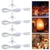 Accessory Cord With One LED Light Bulb - 6ft UL-Listed Cord With On/Off Switch, C7 LED Bulb For Christmas Village House Halloween Pumpkin Blow Mold, Ceramic Tree, Salt Lamp, Craft Project, 4 Pack 1 Accessory Cord With One LED Light Bulb - 6ft UL-Listed Cord With On/Off Switch, C7 LED Bulb For Christmas Village House Halloween Pumpkin Blow Mold, Ceramic Tree, Salt Lamp, Craft Project, 4 Pack -National Tree Company Sale Shop 51oxsp4UvjL