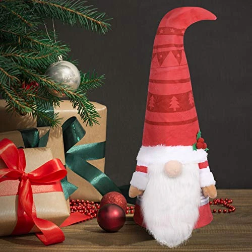 TOYANDONA Santa Gnome Christmas Tree Topper Large Swedish Tomte Gnome Christmas Tree Ornament Xmas Plush Gnome Winter Decoration Xmas Party Decoration Supplies 4 TOYANDONA Santa Gnome Christmas Tree Topper Large Swedish Tomte Gnome Christmas Tree Ornament Xmas Plush Gnome Winter Decoration Xmas Party Decoration Supplies - Image 2