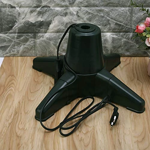 CHBC Home Electric Plastic Rotating Christmas Tree Stand For 4-7 Feet Christmas Trees With US Plug Adapters, Black(40cm) 5 CHBC Home Electric Plastic Rotating Christmas Tree Stand For 4-7 Feet Christmas Trees With US Plug Adapters, Black(40cm) - Image 3