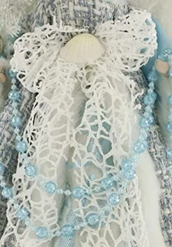 Windy Hill Collection 14" Inch Standing Blue Ocean Angel Christmas Tree Topper Or Table Top 514101 -National Tree Company Sale Shop 51qjk48Z9YS