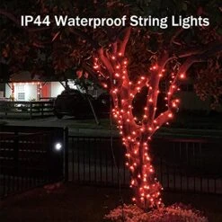 Halloween Outdoor String Lights Decorations - 25m/82ft 220 LEDs 8 Modes Function End-to-End Extendable Plug In Waterproof Fairy Lights For Christmas/Thanksgiving Day/Wedding/Patio/Home/Indoor - Orange 15 Halloween Outdoor String Lights Decorations - 25m/82ft 220 LEDs 8 Modes Function End-to-End Extendable Plug In Waterproof Fairy Lights For Christmas/Thanksgiving Day/Wedding/Patio/Home/Indoor - Orange -National Tree Company Sale Shop 51qxebb9dML