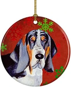 Caroline's Treasures Min Pin Red And Green Snowflakes Holiday Christmas Ceramic Ornament Christmas Tree Hanging Decorations For Home Christmas Holiday, Party, Gift, 3 In, Multicolor -National Tree Company Sale Shop 51sV ymPVPL. AC