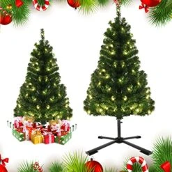 Artificial Christmas Tree Stand, Fake Christmas Tree Base For 4Ft To 7.5Ft Christmas Tree, Fits 1-1.42 Inch Tree Pole, Black 11 Artificial Christmas Tree Stand, Fake Christmas Tree Base For 4Ft To 7.5Ft Christmas Tree, Fits 1-1.42 Inch Tree Pole, Black -National Tree Company Sale Shop 51tyVDmvhDL