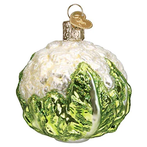 Old World Christmas Cauliflower Glass Blown Ornaments For Christmas Tree 5 Old World Christmas Cauliflower Glass Blown Ornaments For Christmas Tree - Image 3